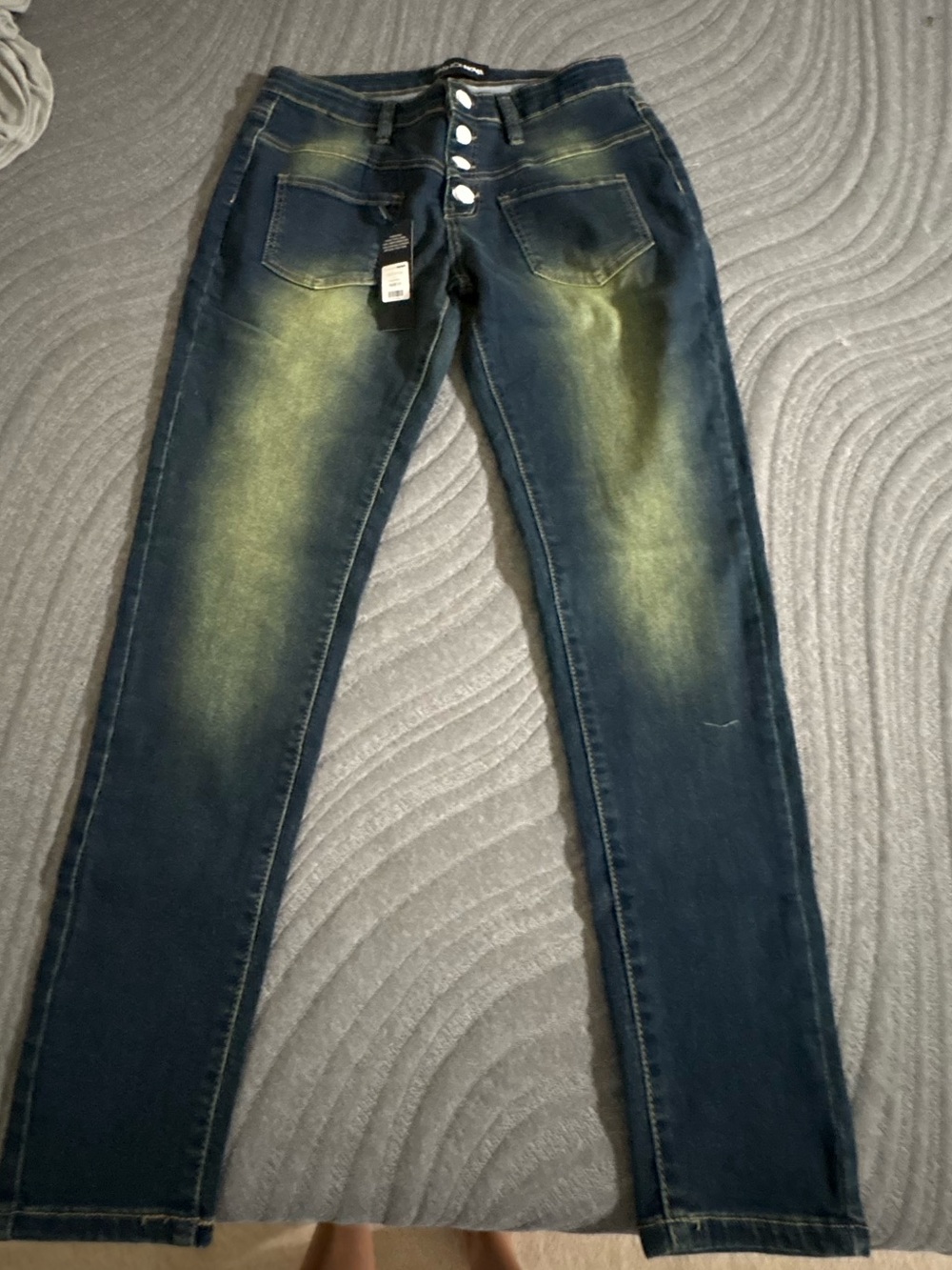 Fashion Nova History Repeat Low Rise Flare Jeans NWT Vintage Wash Size 11